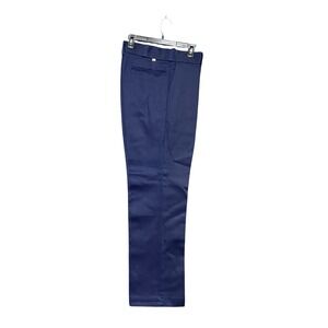 VTG BIG MAC Permanent Press Mens Navy Blue Work Pants JCPenney Size‎ 34x32 READ